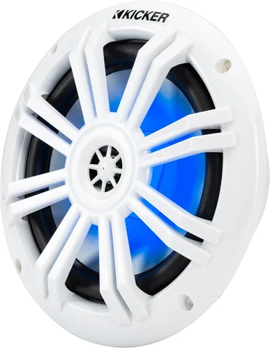 Vista 3 de KICKER 49KM604WL KM 6.5" 4Ω Altavoces Coaxiales Marinos LED Azul - Par