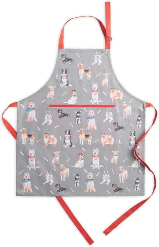 Maison d' Hermine Delantal 100% de algodón para mujeres con bolsillo de cocina delantal de chef para hombres, cocina, jardinería, servidor, camarera