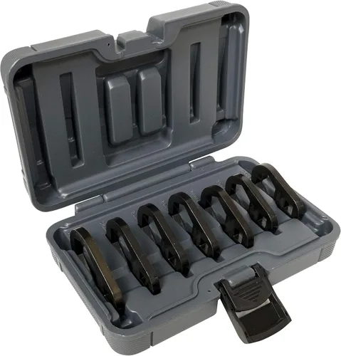 Lisle 40600 Juego de llaves de filtro con compensación negra, 7 piezas