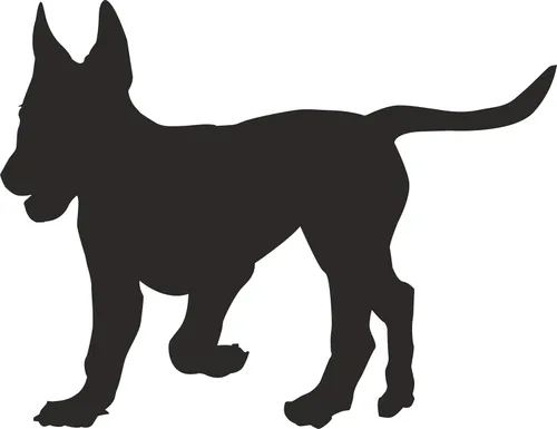 Vista 18 de SEC Apparel Parches termoadhesivos con diseño de silueta de cachorro, letras de transferencia para camisetas, ropa de tela (perro salchicha bebé)