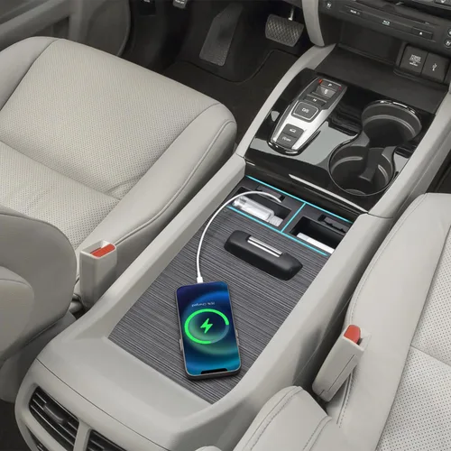 PIMCAR Adaptador de Consola Central para Cable de Teléfono Compatible con Honda Pilot 2016-2022/Ridgeline 2017-2023/Passport 2019-2023, Conveniente