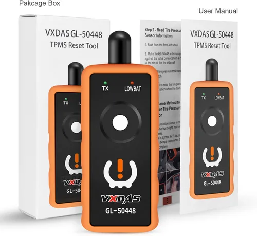 Vista 6 de VXDAS GL50448 Herramienta de reaprendizaje TPMS Compatible para GM Chevy Herramienta de activación de restablecimiento del sensor de presión