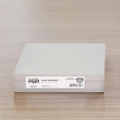 Vista 9 de Papel periódico Sax - 8 1/2" x 11" (21.59 cm x 27.94 cm) - Paquete de 500 hojas - Blanco