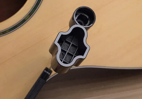 Vista 6 de Cortador de cuerda de guitarra y extractor de pasador de puente 3 en 1 herramienta de guitarra para reparar encordado