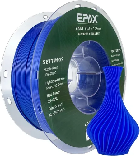 Vista 35 de EPAX Alta Velocidad PLA+ Filamento para Impresora 3D, Filamento para Impresión 3D PLA Rápido, 1.75mm, Precisión Dimensional +/- 0.03 mm, Carrete