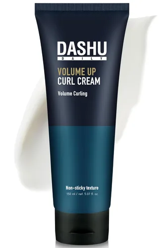 Vista 10 de DASHU Daily Curl Cream 5.07oz - Esencia voluminizadora para el cabello con tratamiento antiencrespamiento para un peinado natural