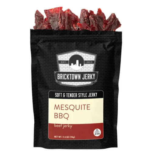 Vista 11 de Fajita Beef Jerky, suave y tierno aperitivo alto en proteínas, paquete de 3