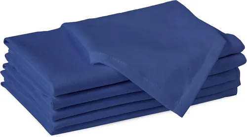 Vista 42 de Encasa XO Juego de 6 servilletas de tela de ladrillo, 17 x 17 pulgadas, servilletas de cena de algodón de color sólido, servilletas de boda lavables