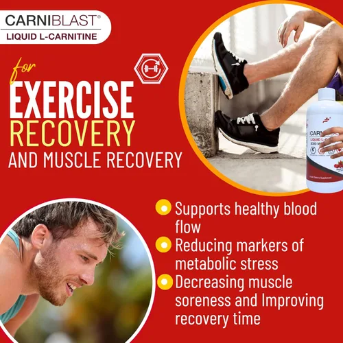 Vista 5 de Bricker Labs CARNIBLAST L-carnitina líquida 3000 mg, Carnitina L Premium Carnipure, nutrición energética, suplemento energético y refuerzo