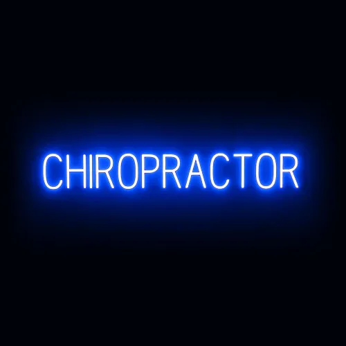 Vista 46 de SpellBrite LED Neon ER Sign for Business - Blue, 9" x 6" Azul