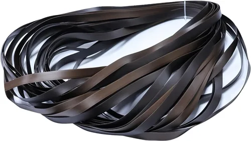 Vista 8 de ECYC Material de tejido de ratán sintético plano de 17.64 oz, ratán de plástico para tejer y reparar silla, mesa, manualidades, 01