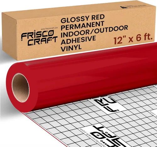 Vista 14 de Frisco Craft s Vinilo permanente azul brillante - 12" x 6 pies