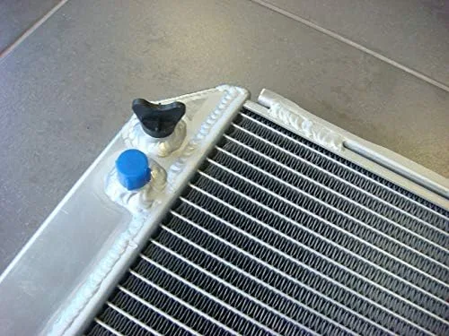 Vista 6 de Nuevo radiador de aluminio + ventilador para TOYOTA SURF HILUX 2.4 y 2.0 LN130 Diesel