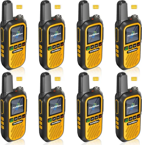 Vista 19 de Walkie Talkies de largo alcance global de alcance ilimitado 4G LTE PoC Radios bidireccionales (más de 5000 millas), resistentes e impermeables