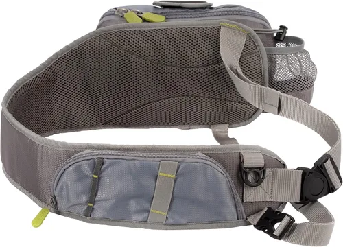 Vista 10 de Allen Company Cedar Creek Fly Fishing Sling Pack - Fits up to 4 Tackle/Fly Boxes and Other Accessories - Gray/Lime and Olive Green