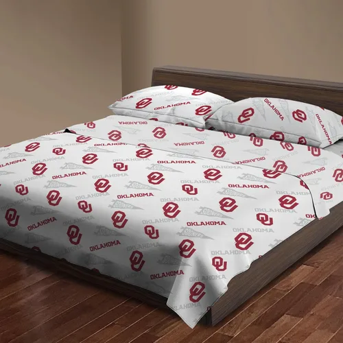 Vista 9 de Juego de sábanas con licencia oficial de Alabama Crimson Tide NCAA tamaño twin – Ropa de cama con logotipo del equipo para dormitorios