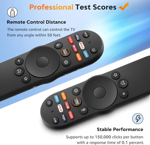 Vista 4 de Voice Remote Control for Vizio-Smart-TV-Remote-Replacement XRT270 for Vizio FHD 4K Quantum D/P/M/V-Series Smart TV