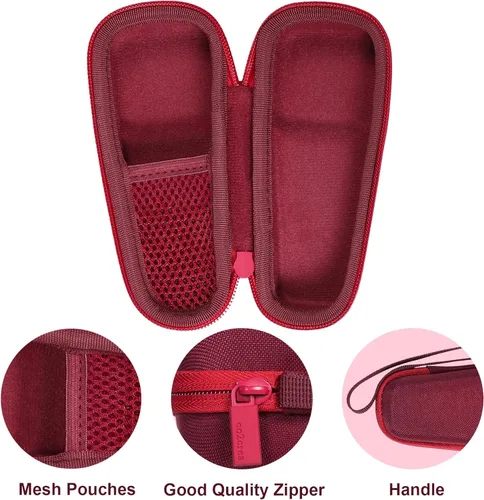 Vista 3 de co2CREA Estuche rígido compatible con NågraCoola CLIE 2 1 Cepillo de limpieza facial sónico (baya)