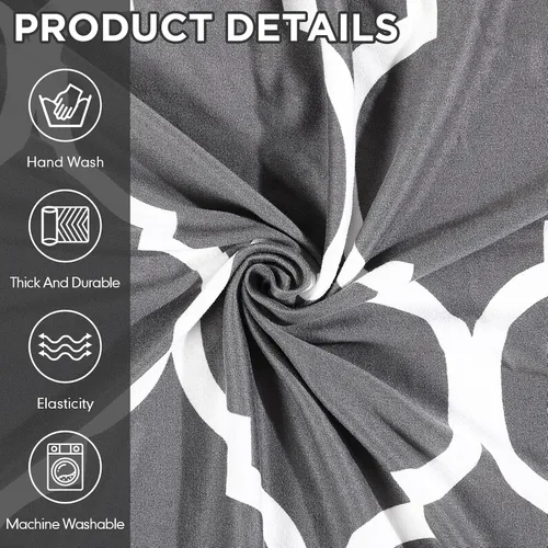 Vista 5 de Peryiter Juego de 3 fundas para sofá para sala de estar, fundas para muebles de sofá y sillones, funda para sillón con brazos, protector de muebles