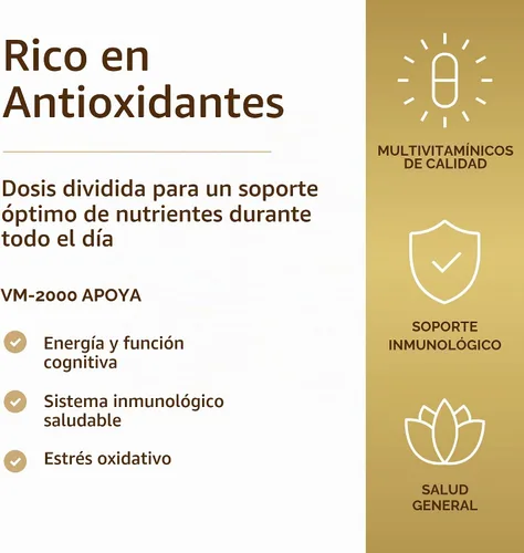 Vista 4 de Solgar Fórmula VM-2000 (Sistema multinutriente), 180 comprimidos - Contiene Múltiple de calidad premium, apoya un sistema inmunológico saludable