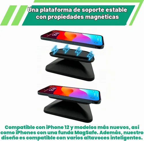 Vista 5 de Sintron Soporte ajustable magnético para Shᴏw 8 3ª generación, soporte para pantalla inteligente con rotación de 360 grados, función de giro e