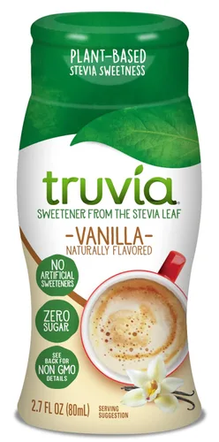 Vista 15 de Truvia Edulcorante líquido sin calorías de la hoja de stevia, botella de 2.7 onzas líquidas, sabor a caramelo (paquete de 1)