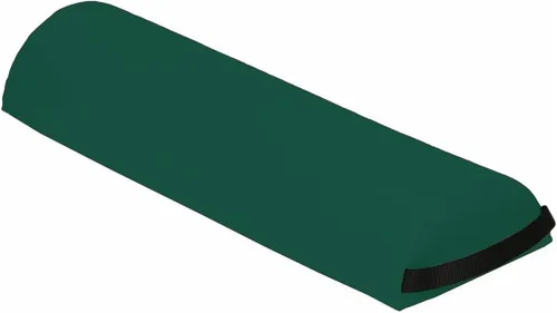 Vista 9 de Mesa de masaje de lujo de gran tamaño de 6 pulgadas de diámetro, media almohada de 25 pulgadas, color burdeos Borgoña