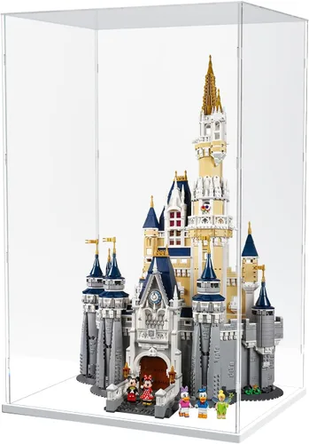 Vista 21 de Vitrina de acrílico para coleccionables, caja de exhibición de Lego Negro