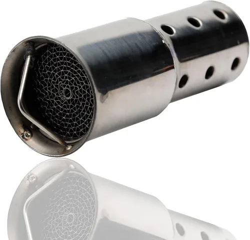 LKV Silenciador DB para motocicleta de 2.01 pulgadas, silenciador universal, deflector removible, eliminador de ruido compatible con Harley, Moto