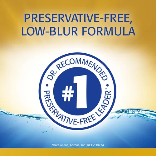 Vista 3 de Refresh OPTIVE MEGA-3 PF - Gotas lubricantes para los ojos, lágrimas artificiales sin conservantes, 0.33 fl oz (0.3 fl oz)