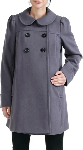 Vista 2 de Momo Maternity Outerwear Women Natalie Wool Pea Coat Pregnancy Winter Jacket
