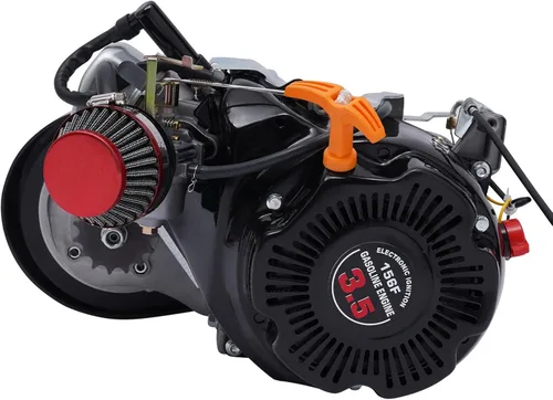 Vista 3 de Kit de motor de bicicleta de 100 cc, kit de motor de ciclo de 4 tiempos, potente arranque de tracción de un solo cilindro, gasolina, motor