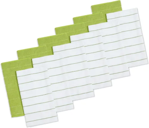 Vista 11 de SIMPLI-MAGIC Paquete de 12 paños de cocina de 24 x 24 pulgadas – 100% algodón, sin pelusas, paños de cocina de alta absorción, perfectos