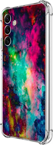 Vista 13 de Funda para Galaxy A54, hermosa protección contra caídas de flores rosas, a prueba de golpes, carcasa protectora de cuerpo completo resistente a