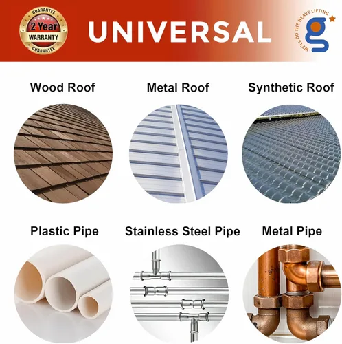 Vista 6 de Cable de Calefacción Giraffe Tools de 50 Pies para Tubos de Servicio Pesado, Autorregulable, Protección contra Congelamiento para Techo, Tuberías