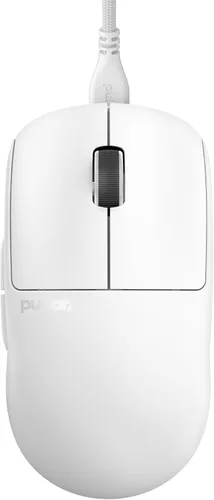Vista 68 de Pulsar Gaming Gears X2A Ratón con cable para juegos, ultra ligero, interruptor óptico, 26000 DPI, sincronización de movimiento, sensor PAW3395 Blanco