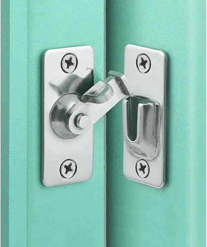 Vista 7 de WANLIAN Tamaño MINI 90 Grados Pestillo de Puerta Corredera Cerradura de Puerta Corredera Pestillo de Puerta de Pantalla Pestillo de Puerta