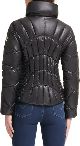 Vista 4 de GUESS Chaqueta acolchada acolchada para mujer