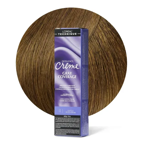 Vista 7 de L'Oréal Technique Excellence Crème Permanent Hair Color - Long-Lasting Hair Dye, Rich Formula With No-Drip Application, Superb Gray Coverage