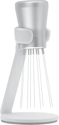 Vista 8 de Normcore WDT Herramienta de Distribución V2.1 con Soporte - Herramienta de Distribución Espresso de 8 Puntas de 0.23mm - Mezclador de Café Magnético