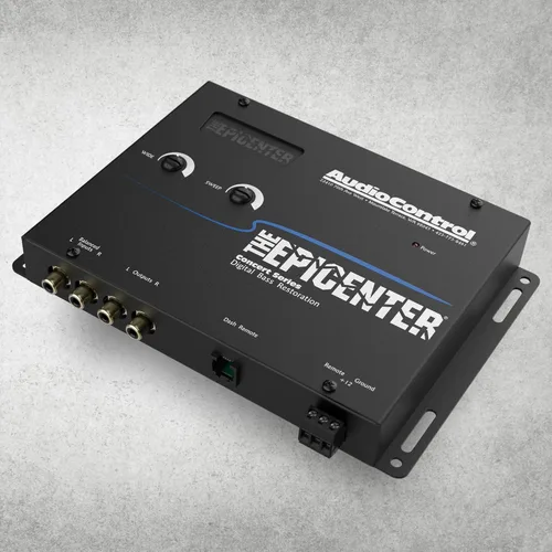 Vista 5 de Procesador de control de restauración de graves digital AudioControl EPICENTER, amplificador de graves para audio de coche con control remoto
