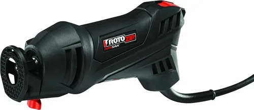 Vista 9 de Rotozip SS355-10 5.5 Amp High Performance Spiral Saw Tool Kit with (3) Collects and (2) Bits, Compact & Lightweight - Ideal for Plunge Cuts