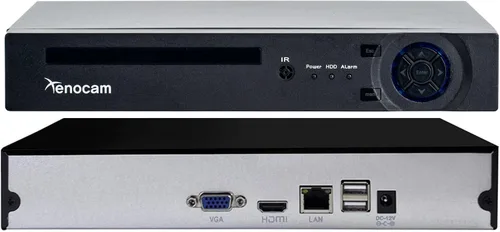 H.265 16CH CCTV NVR para 5MP/4MP/3MP/2MP 2.0 Cámara IP Metal Red Video Recorder P2P para Sistema CCTV Disco Duro No Incluido