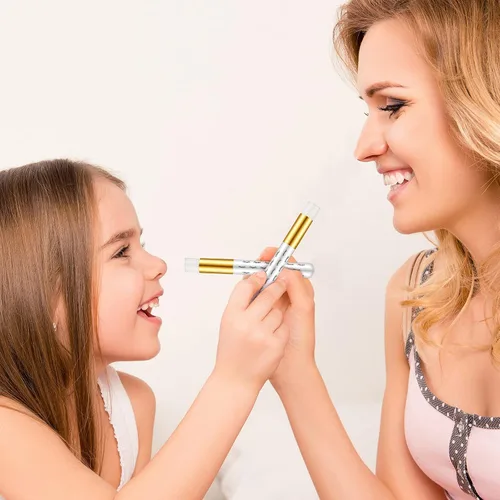 Vista 4 de Geiserailie Juego de 30 cepillos de champú para pestañas, botella de jabón, 10 extensiones de pestañas, cepillos de rímel, 10 cepillos de limpieza