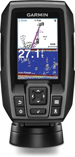 Vista 3 de Garmin Striker 4 con transductor, 3.5 pulgadas, Sensor de peces GPS con transductor tradicional CHIRP