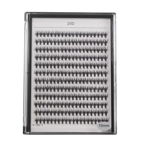 Vista 9 de Bodermincer 1 caja de gran capacidad, 240 paquetes de extensiones de pestañas de 8-10-12-0.551-0.630 in mixtas 20D/30D/40D/60D/80D/100D, pestañas