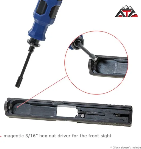 Vista 3 de ATG Herramienta de empuje de vista trasera de cola de milano universal resistente