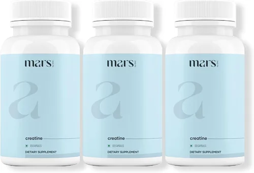 Vista 6 de mars by GHC Cápsulas de monohidrato de creatina micronizada con shilajit y ashwagandha Bienestar general 120 cápsulas Paquete de 1