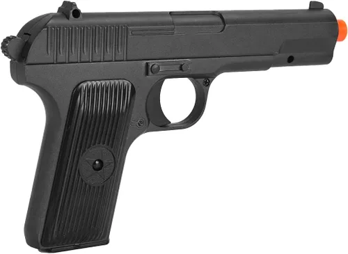 Vista 4 de G33 Airsoft Tokarev Metal Spring Airsoft Pistola - Negro - Brazos del Reino Unido