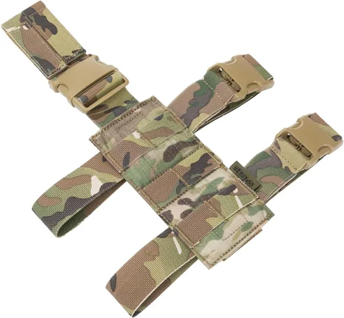 Vista 11 de EXCELLENT ELITE SPANKER Funda táctica para pierna caída, ajustable, plataforma de pierna de caída, módulo Molle, bolsa universal para pierna